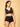 Combo Of Maternity Nursing Sleep Bra and Overbelly Support Panties -Black - LNGR2-AN-BLK-S