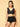 Combo Of Maternity Nursing Sleep Bra and Overbelly Support Panties -Black - LNGR2-AN-BLK-S