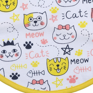 Combo of Meow Meow And Tall As A Giraffe Feeding Bibs- (Pack of 2) - FEDB2-MP-MWTG