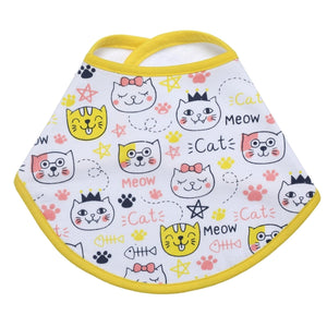 Combo of Meow Meow And Tall As A Giraffe Feeding Bibs- (Pack of 2) - FEDB2-MP-MWTG