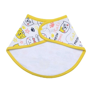 Combo of Meow Meow And Tall As A Giraffe Feeding Bibs- (Pack of 2) - FEDB2-MP-MWTG