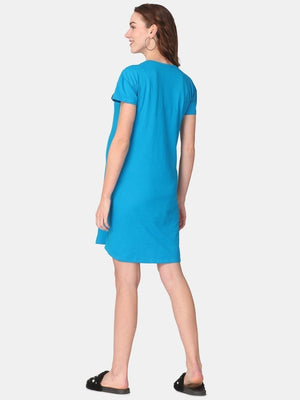 Combo Of Pregasaurus & Lookin' Pine Maternity T-Shirt Dress - NW2-PRGLKP-S