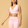 Combo of Rose Pink Maternity Boyshort and Maternity Nursing Sleep Bra - LNGR2-PNK-BYSB-S