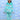 Combo of Unicorn Slumber Party Fleece Pajama and Blanket - Aqua Baby Pyjamas Set