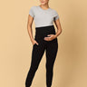 Comfy Maternity Joggers Black - DEN - BLKJG - S