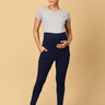 Comfy Maternity Leggings Navy Blue - LGN - CMFYNB - S