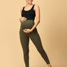 Comfy Maternity Leggings Olive