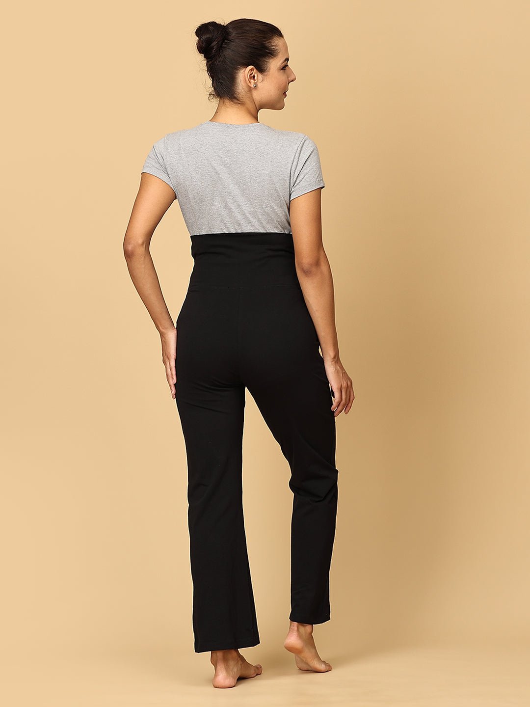 Comfy Maternity Regular Pants - Black - PYJ - PN - BLK - S