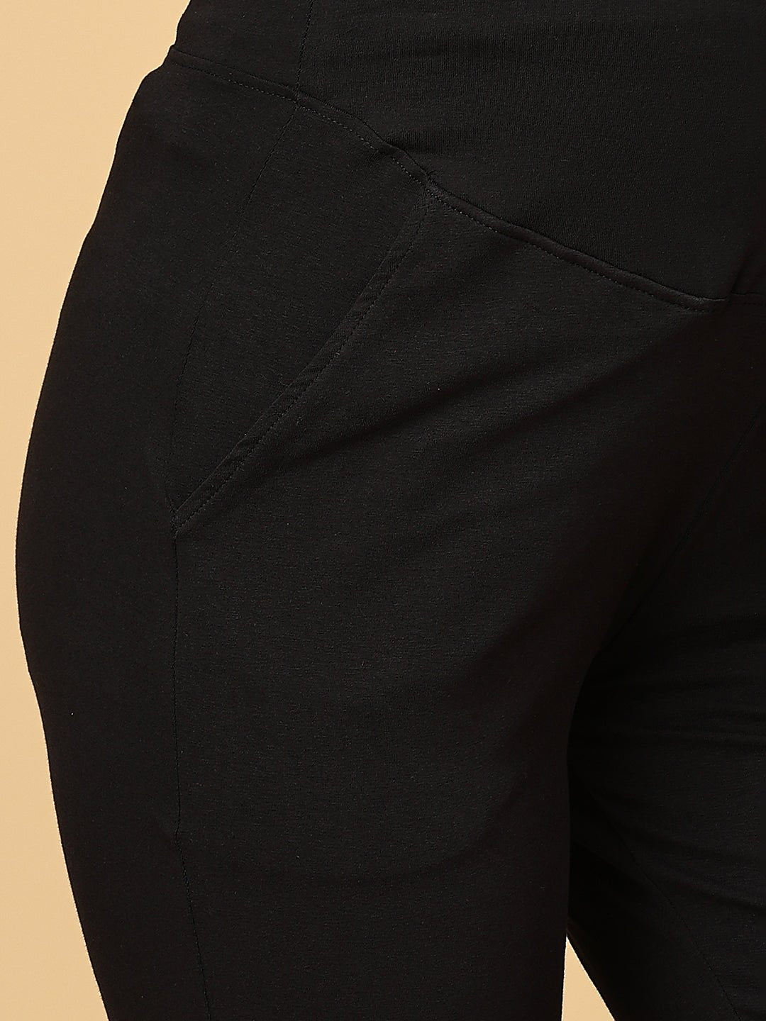 Comfy Maternity Regular Pants - Black - PYJ - PN - BLK - S