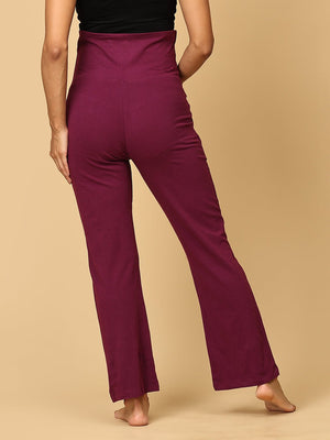 Comfy Maternity Regular Pants - Grape - S Maternity Trackpants