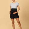 Comfy Maternity Shorts- Black