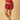 COMFY MATERNITY SHORTS- Red Melange