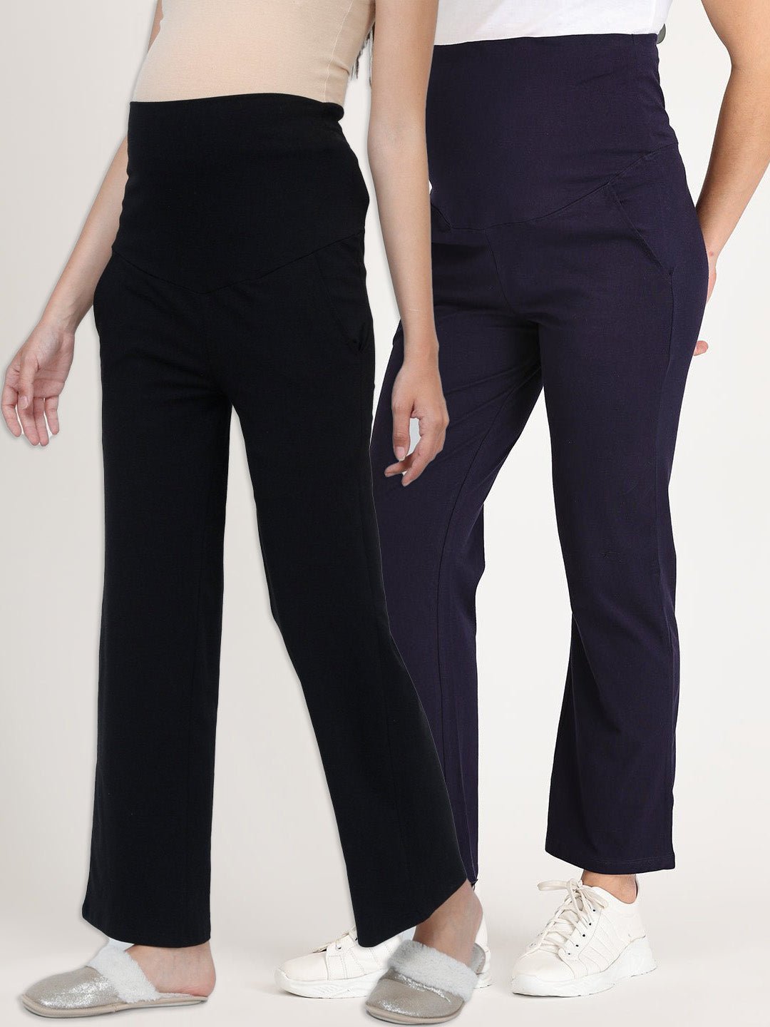 Comfy Maternity Trackpants Combo of 2