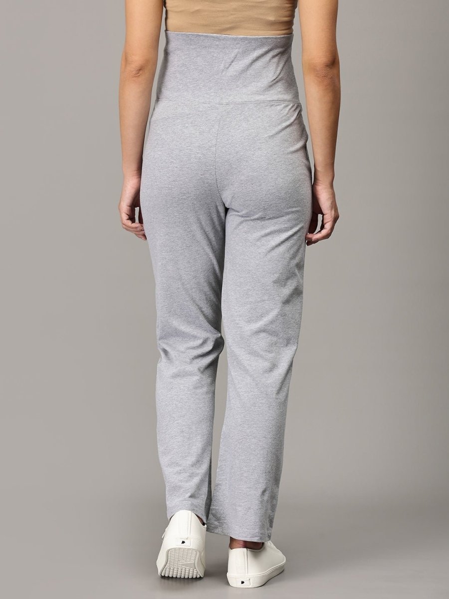 Comfy Maternity Trackpants - Grey - MBS-AN-GRY-S