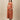 Front view of Copper Daybreak Maternity and Nursing Shacket Dress showing sleeveless rust check maternity dress with button placket