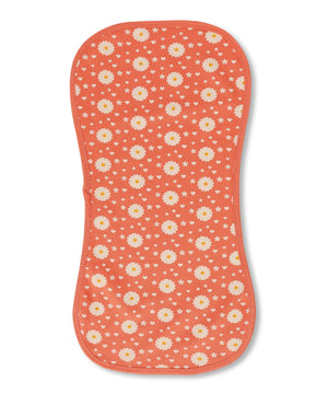 Coral Blossom - Burp Cloth - Coral Burp Cloth