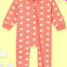 Coral Blossom Infant Zipper Romper - ROM - TC - CRBLS - PM