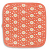 Coral Blossom - Napkin - Coral Burp Cloth