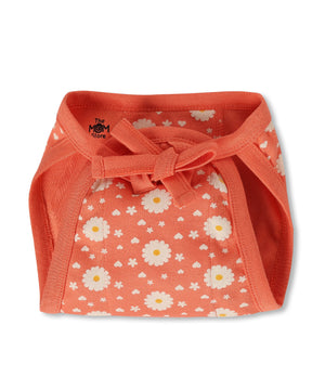 Coral Blossom - Nappy - Coral Reusable Cloth Diaper