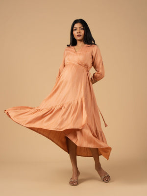 Coral Coast Maternity Wrap Dress - S Maternity Casual Dress