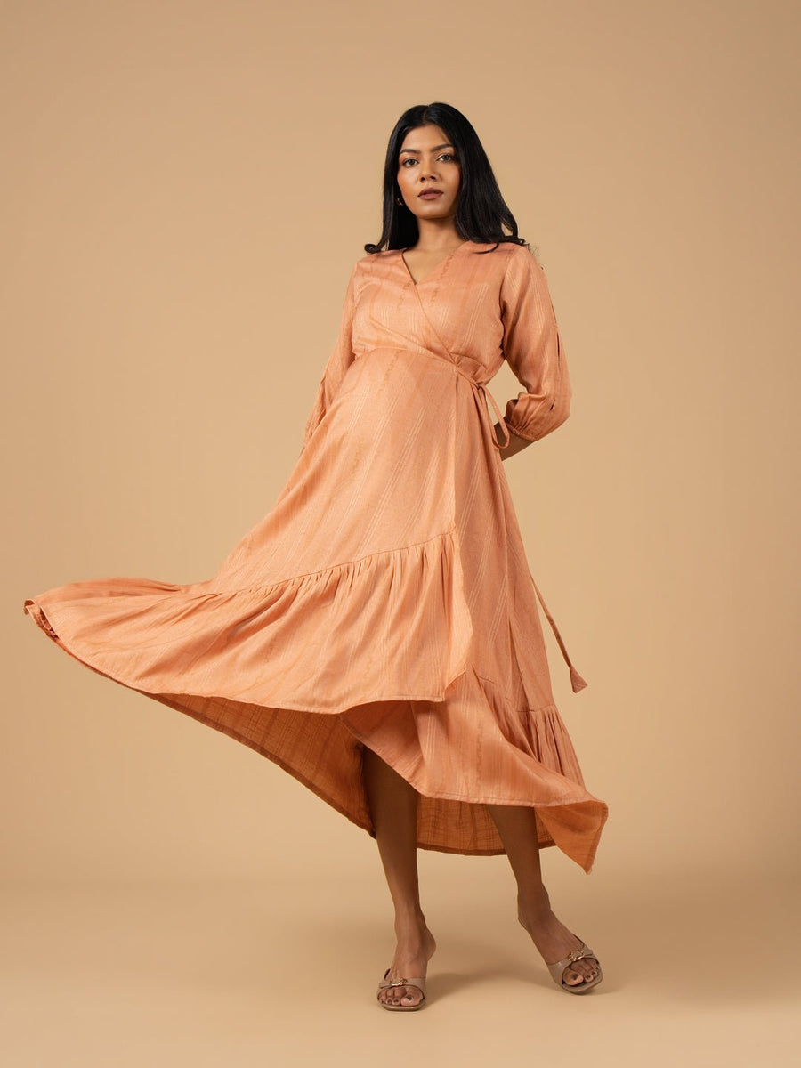Coral Coast Maternity Wrap Dress