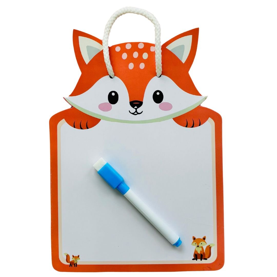 Cots and Cuddles Animal Design Write and Wipe Board for Kids (8pc) - CNCWrite&Wipe8pc