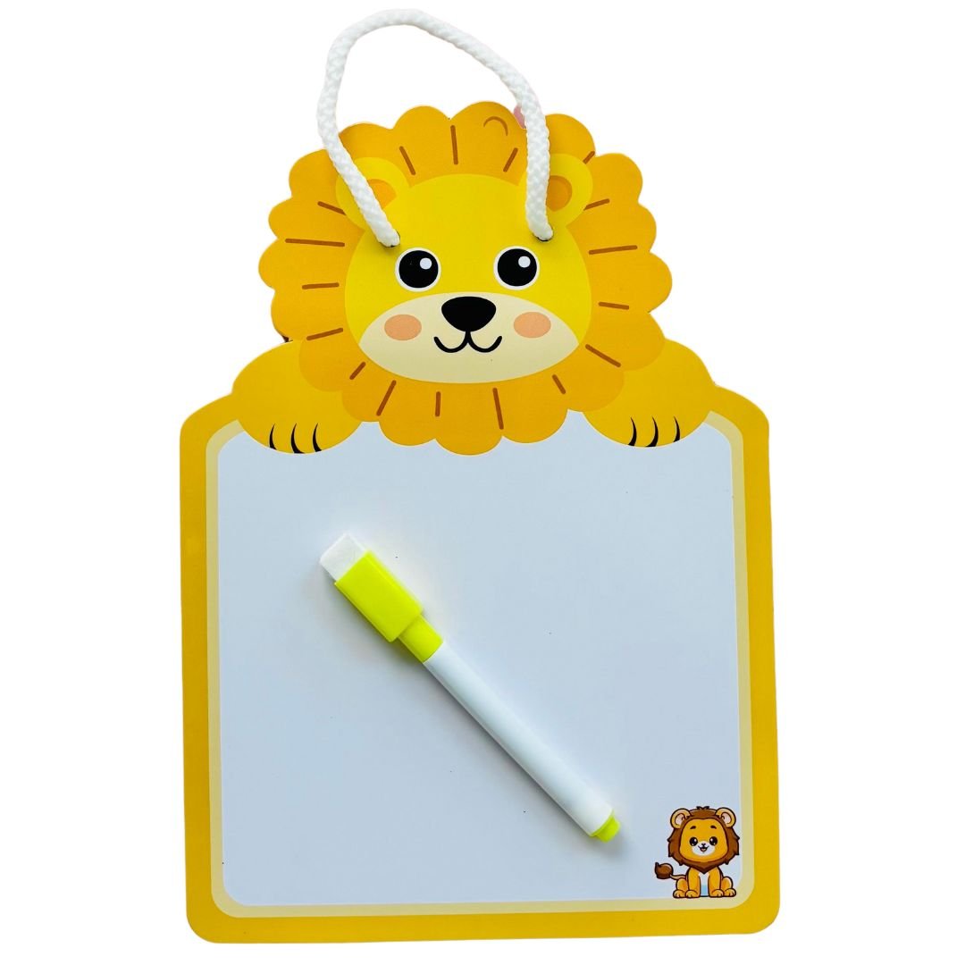 Cots and Cuddles Animal Design Write and Wipe Board for Kids (8pc) - CNCWrite&Wipe8pc
