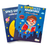 Cots and Cuddles Astro & Superhero Design Colouring Books for Kids - CNCAstro&SHeroColouringBook