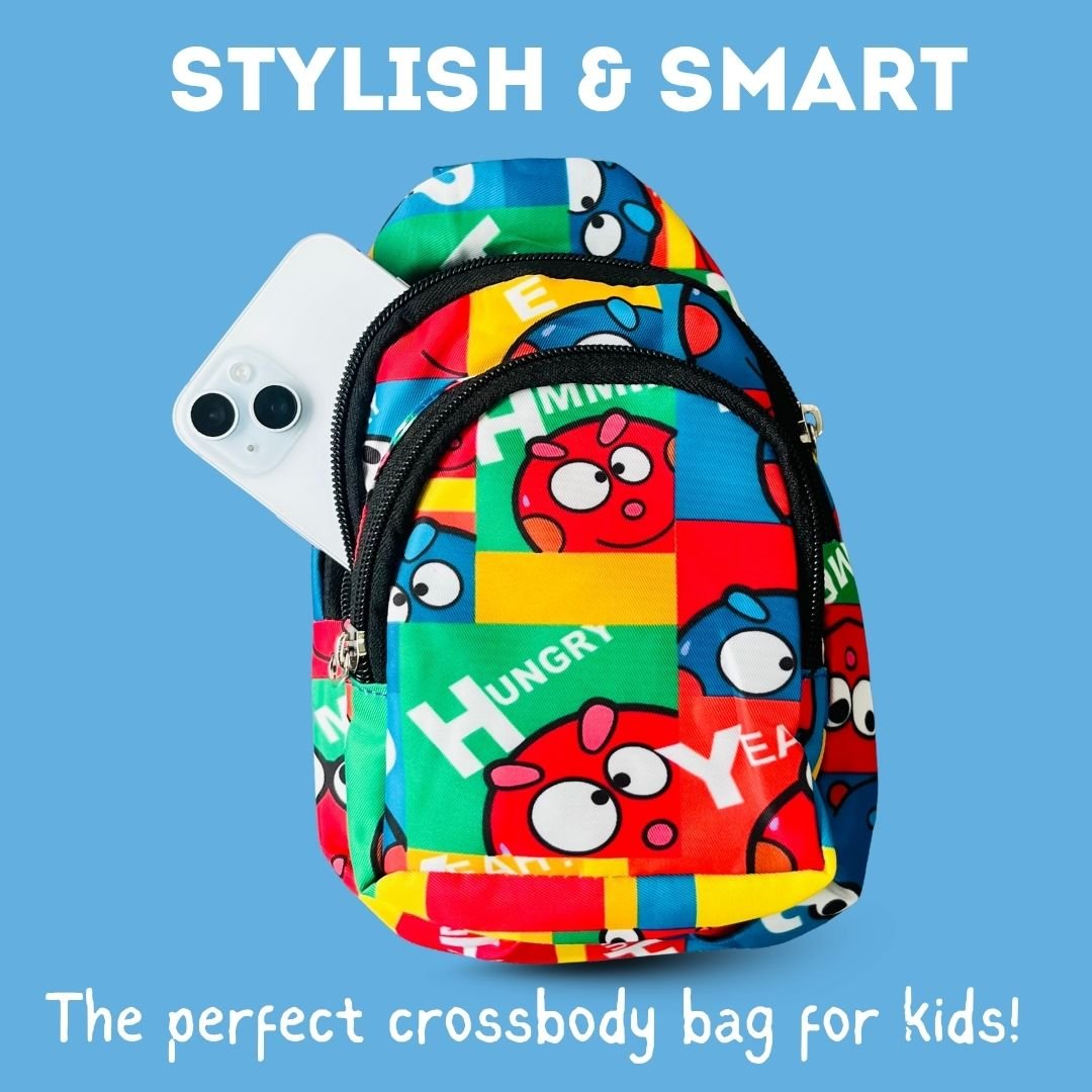 Cots and Cuddles Cartoon Print Crossbody Bag - 1pcCartoonCrossbodyBag