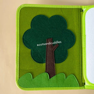Cots and Cuddles Felt Activity Book Jungle - CNCFeltActivityBookJungle