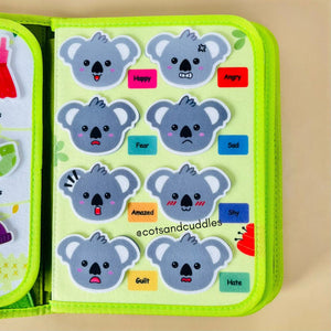 Cots and Cuddles Felt Activity Book Jungle - CNCFeltActivityBookJungle