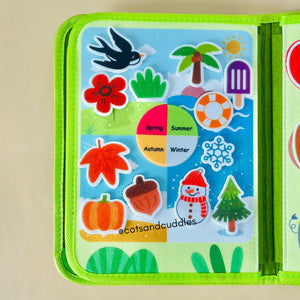 Cots and Cuddles Felt Activity Book Jungle - CNCFeltActivityBookJungle