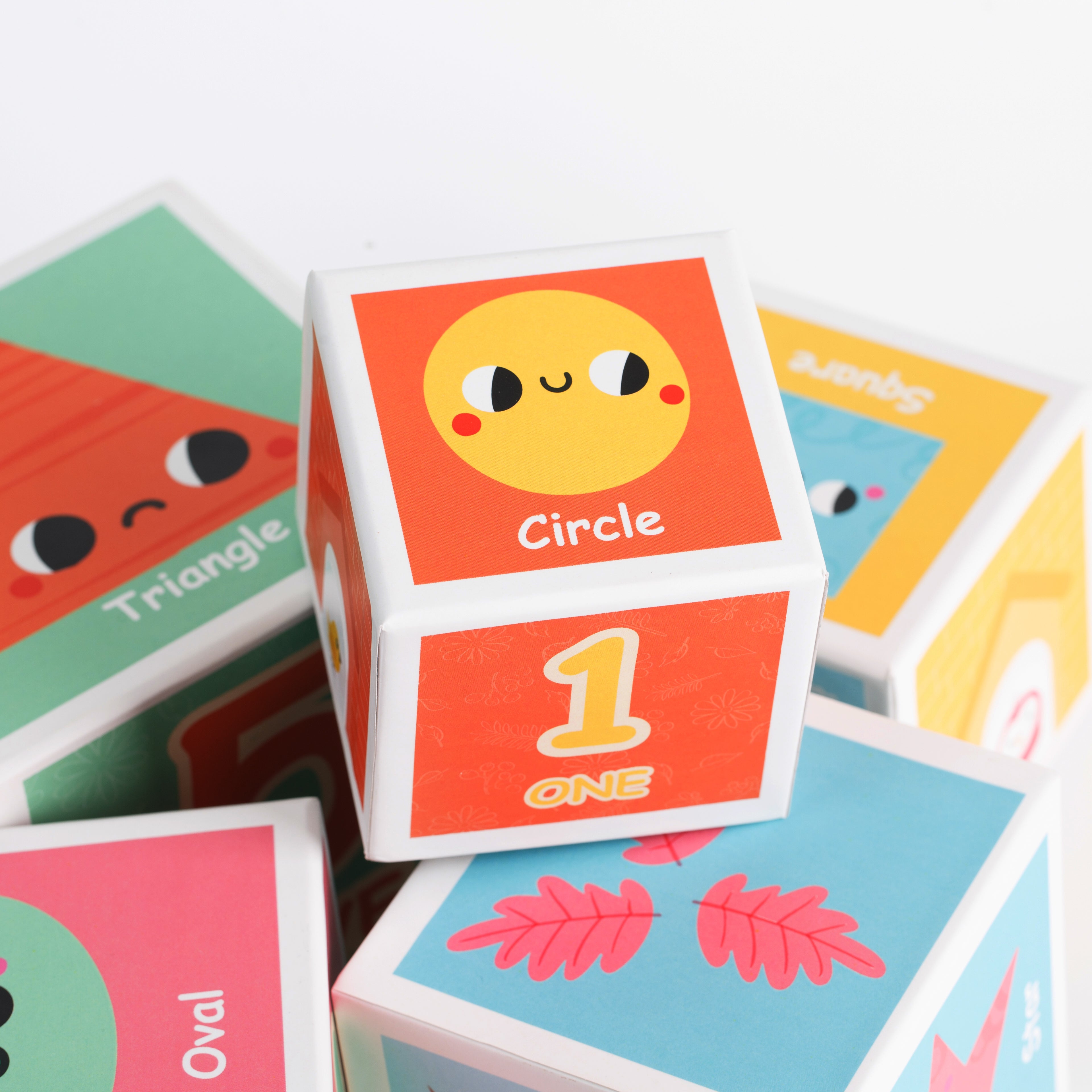 Cots and Cuddles Nature Birds Theme 5 Layer Stacking Cube for Kids Age 1+ - CNC Stacking Cube