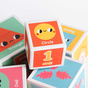 Cots and Cuddles Nature Birds Theme 5 Layer Stacking Cube for Kids Age 1+ - CNC Stacking Cube