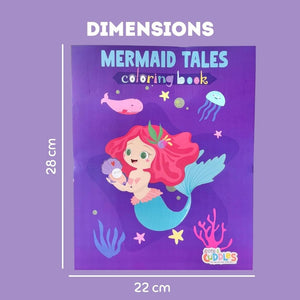 Cots and Cuddles Unicorn, Space, Mermaid & Superhero Theme Colouring Book for Kids - CNC4DesignColorBook