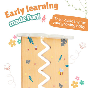 Cots and Cuddles Wooden Ball Tracker for Kids - CNC Wooden Ball Tracker