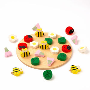 Cots and Cuddles Wooden Garden Friends Creative Pattern Play - CNCWoodenGardenFriends
