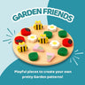 Cots and Cuddles Wooden Garden Friends Creative Pattern Play - CNCWoodenGardenFriends