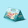 Cots and Cuddles Wooden Little Learner Activity Triangle for Kids Age1+ - CNC Wooden Activity Triangle