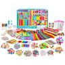Cots & Cuddles Arts and Crafts Kit for Kids - 3000+ Colorful DIY Supplies for Creative Projects - Art&CraftLibraryKit