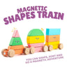 Cots & Cuddles Wooden Magnetic Shapes Train for Kids - CNCWoodenMagneticShapesTrain