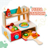 Cots & Cuddles Wooden Pizza Making Toy for Kids - CNCWoodenPizzaStation