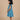 Cotton Sky Embroidered Dress - Blue Kids Casual Wear