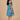 Cotton Sky Embroidered Dress - Blue Kids Casual Wear