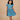 Cotton Sky Embroidered Dress - Blue Kids Casual Wear
