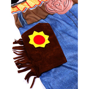 Cowboy theme Kids Halloween Costume Fancy Dress Up - 4 - 6 Years Halloween