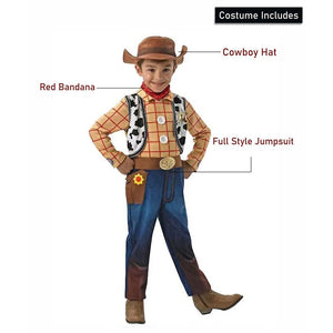 Cowboy theme Kids Halloween Costume Fancy Dress Up - 4 - 6 Years Halloween