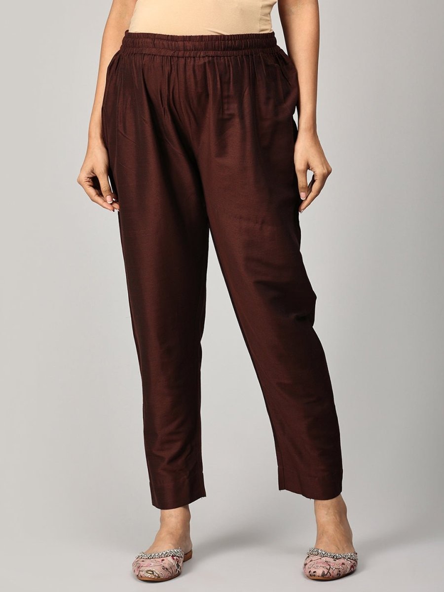 Cozy Café Maternity And Nursing Silk Kurta Set - MEW-SK-CCSK-S