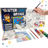 Craftopedia 4 In 1 Canvas Set - Outer Space | DIY Art and Craft Kit - CAN02T
