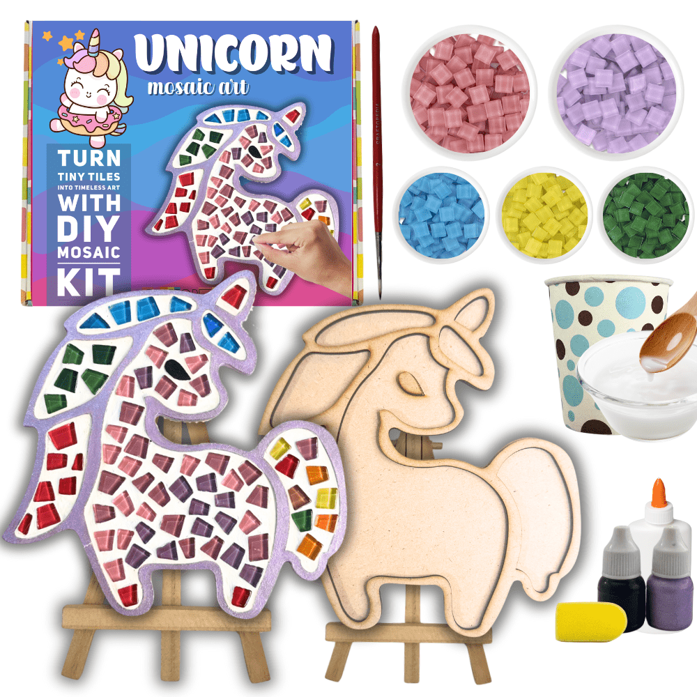 Craftopedia DIY Mosaic Art Kit - Unicorn - MOS5P